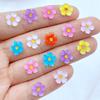 50Pcs New Cute Mixed Mini Floret Flat Back Resin Cabochons Scrapbooking DIY Jewelry Craft Decoration Accessorie