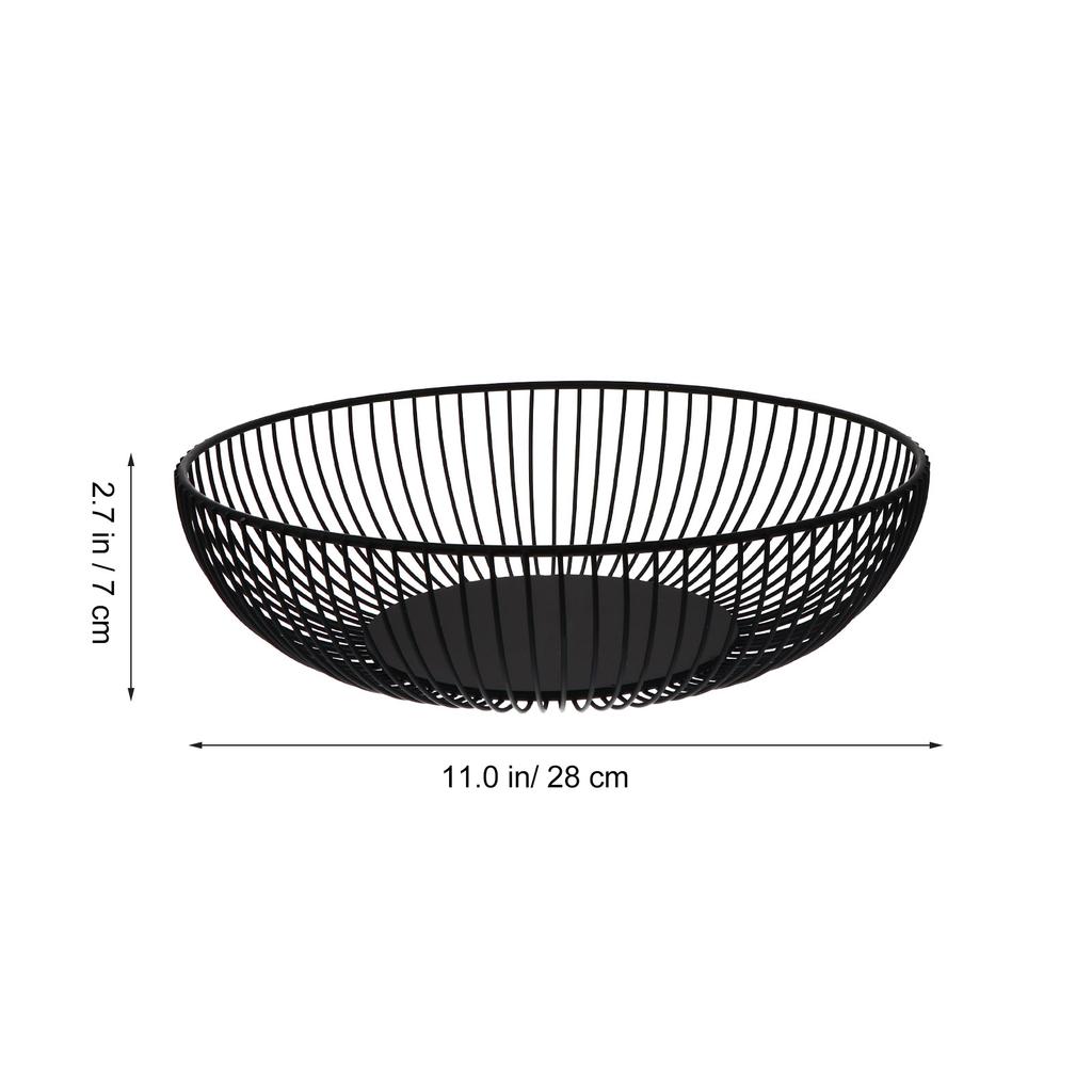 Snack Storage Basket Fruit Display Bowls Kitchen Decorate for Metal Holders Countertop Iron Table Baby Wire Baskets