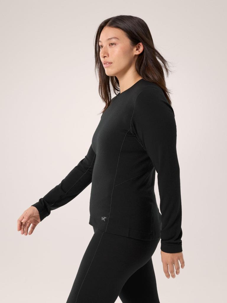 Satoro Merino Wool Crew Neck Long Sleeve X000008474 Black XS Arc'teryx Women's