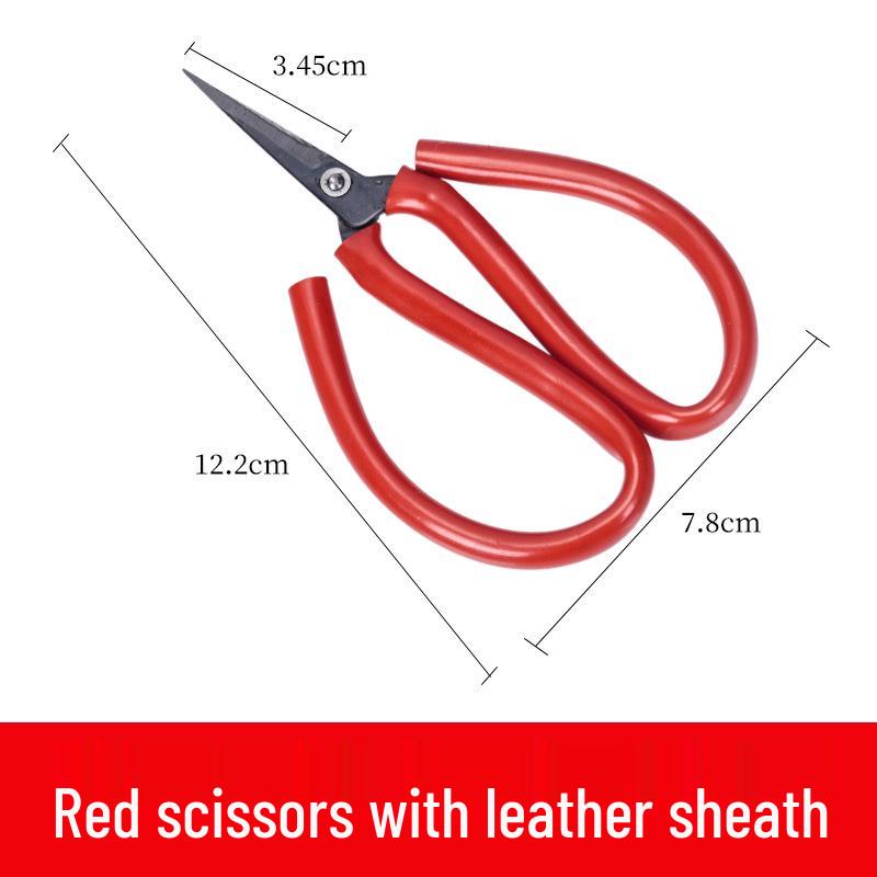 Yangqin String Changing Tool Set: Includes Leather Tube, Small Scissors, String Scissors, Mallets, and Pliers.