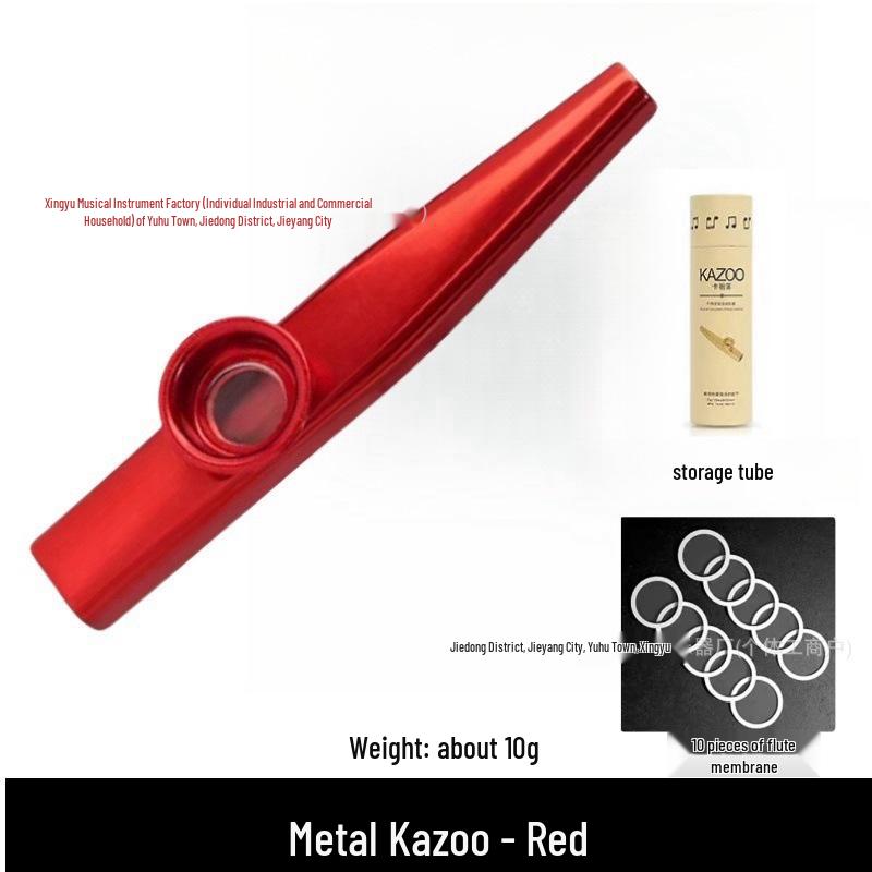 Metal Kazoo Musical Instrument for Early Childhood Education and Adults