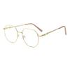 No Makeup, High-End Polygonal Metal Frame Glasses, Anti-Blue Light, Light-Sensitive Discoloration, Can Be Equipped With Myopia Flat Glasses
