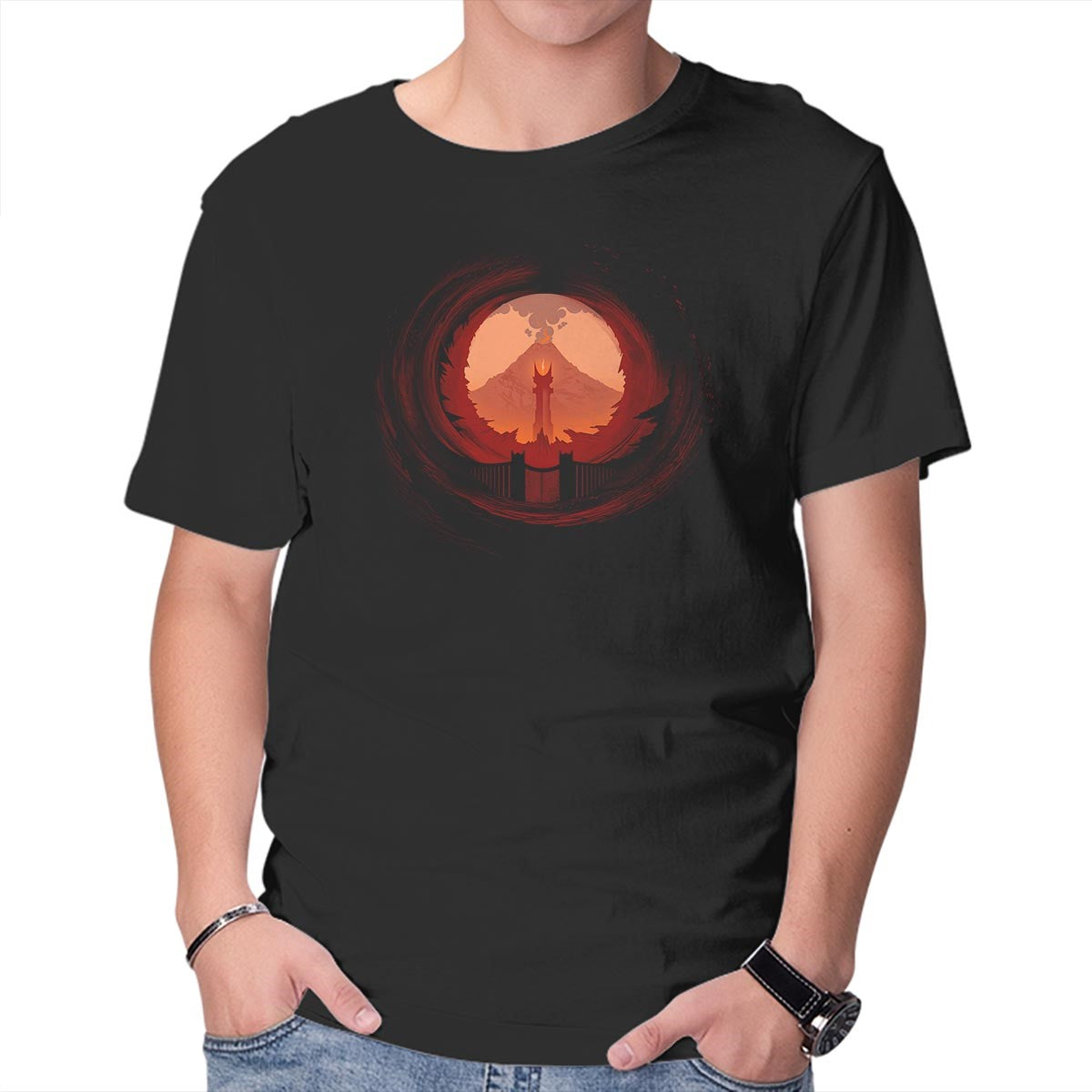 Unisex Crew Neck T-Shirt There... Graphic Short Sleeve Casual Tee XL