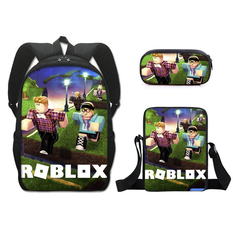 Roblox Kids Backpack Set With Lightweight Oxford Fabric For School And Study Use