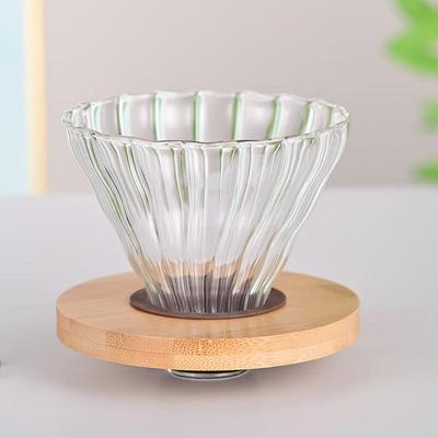 ZISIZ Glazen Pour Over Koffie Dripper & Server Set