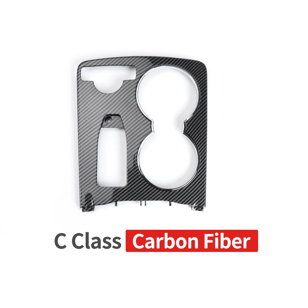 LHD Car Central Armrest Drink Cup Holder Roller Shutter Frame Panel For Mercedes Benz W204 C180 C200 C220 C300 W207 W212 E260