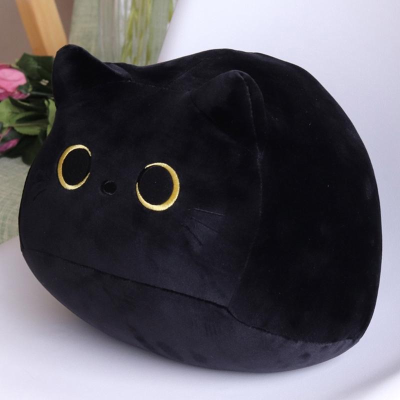 Cartoon Cat Throw Pillow Cute Animal Party Background Decoration Supplies for Children Girl Boys Birthday Party