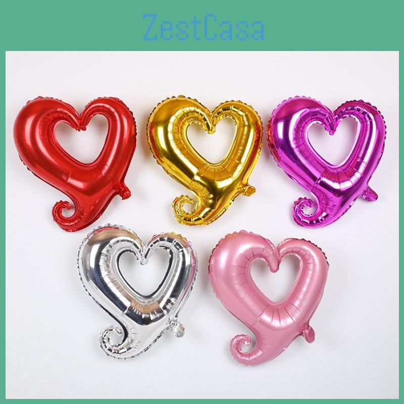 Auffälliger Hakenherz Heliumballon Ideal für Valentinstag und Partys