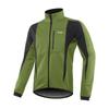 ARSUXEO Veste de cyclisme d'hiver coupe-vent doublée polaire 3 couches pour homme Vêtement d'extérieur chaud pour le sport en extérieur