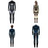 Stretchy Robot Armor Print Halloween Cosplay Jumpsuit Bodysuit Costume