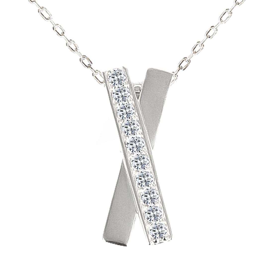 

Gift Jewelry BOX Set Moissanite Necklace Cross SV925 Popular Platinum Azuki Chain Box Popular [Diamond Lab] Women s [Gift Set] платиновий