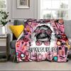Hair Styling Essentials Blanket Flannel Blanket for Bed, Sofa, Camping, Hiking, Picnic Essentials, Gift for Family Fan Gifts