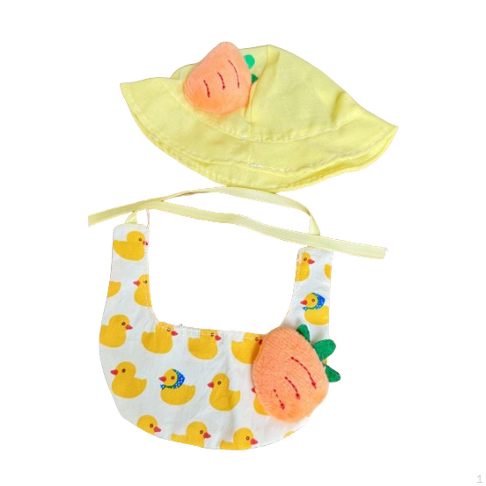 

15 см большая утка плюшевая одежда DIY одеваются мягкая креативная модная мягкая кукла-животное жёлтый