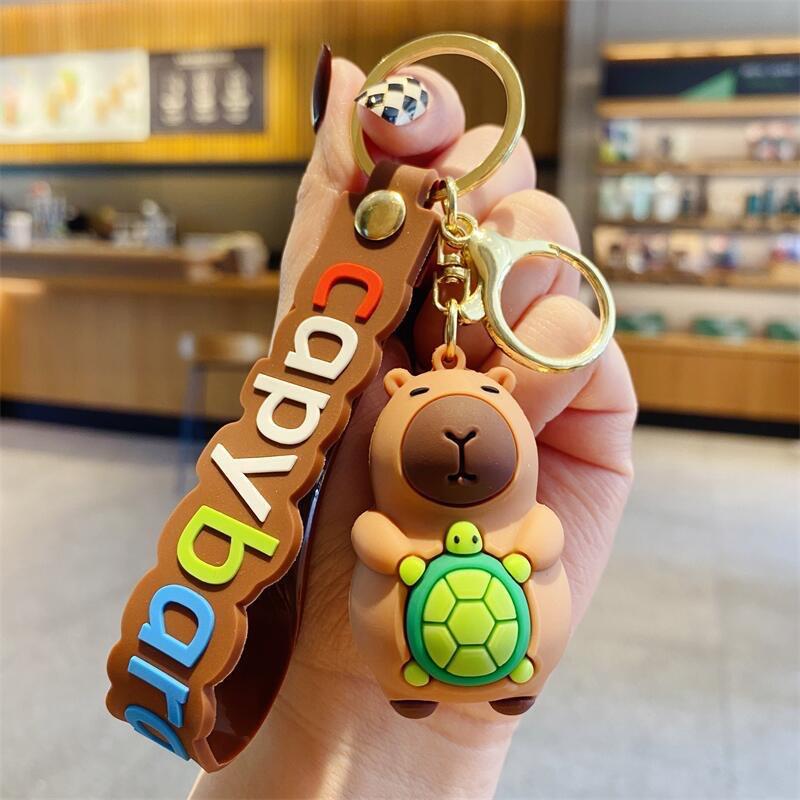 Capybara Kapibara Serie Puppe Schlüsselanhänger Schultaschenanhänger Student Kleines Geschenk Anhänger