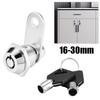 RV Storage Locks Cabinet Lock With Keys 16-30mm Tubular Cam Lock Door Cabinet Mailbox Drawer Cupboard Box Lock
