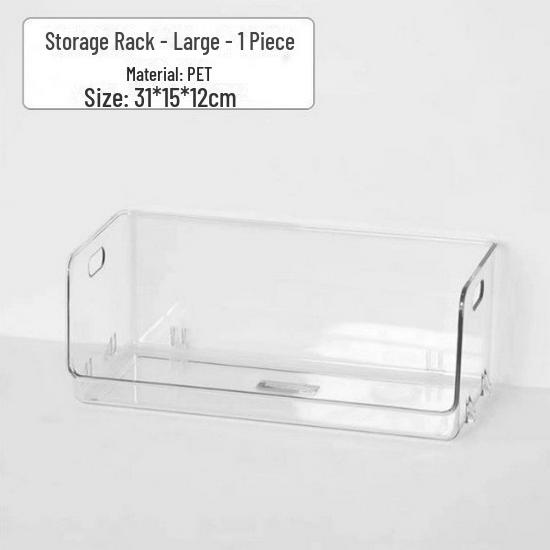 Clear Acrylic Cosmetics Organizer & Storage Box for Bathroom and Vanity