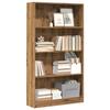VidaXL Bibliothèque chêne artisanal 80x24x143 cm bois d'ingénierie, étagère à livres, porte-livres, support à livres, 857852
