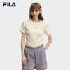 Women's Slim Fit Knit T-Shirt with Side Drawstring