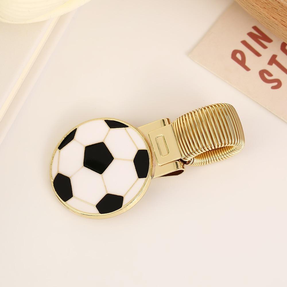 Sports Equipment Series Pen Clip Metal Journal Clip Paper Fix Clips  Stationery Accessories