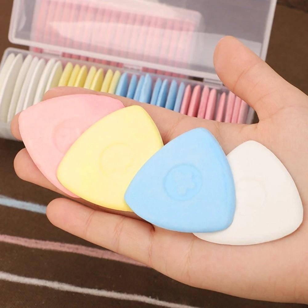 10PCS/BOX Fabric Marking Triangle Sewing Chalk Washable Fabric Markers Tailors Chalk  Craft Supplies