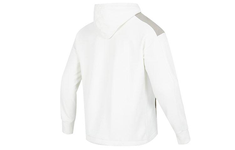 New Balance Sweatshirts Men's White Hooded Moderate Regular AMT24368-CIC