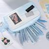 Handheld Pen Bag Large Capacity Pencil Pouch Portable Stationery Organizer  Gift