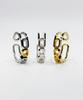 Kudos Interlocking Triple Octagon Ring