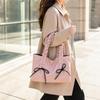 Large Rectangular Tote Handbag Medium Firmness Nylon with Polyester Lining Lightweight Purse