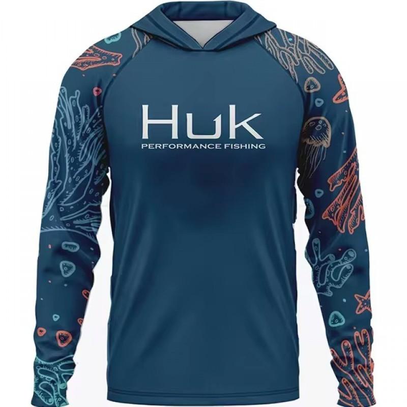 Quick-Dry Fishing Shirt With Hood UV Protection Mosquito Repellent Long Sleeve Outdoor Angling Wear Men Women
