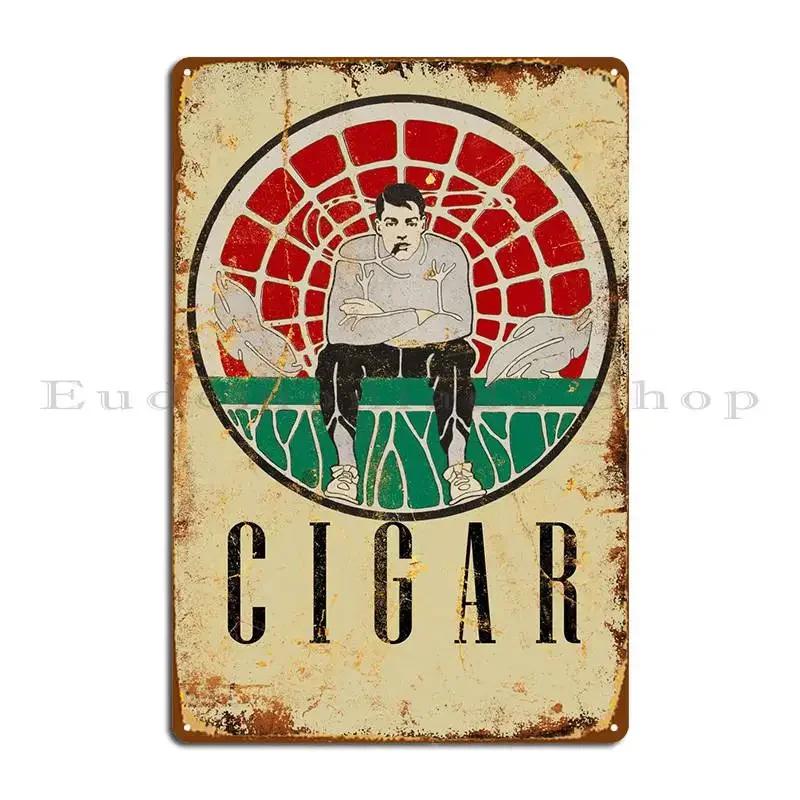 Vintage Cigar Advertising Metal Sign Club Classic Printed Plaques Decoration Tin Sign Poster 20X30CM