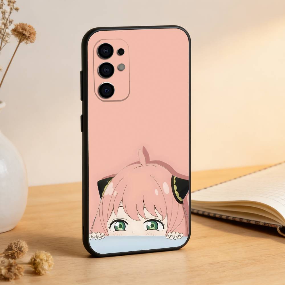 

Spy Family Anya Phone Case For Samsung S25,S24,S21,S22,S23,S30,Ultra,S20,Plus,Fe,Lite,Note,10,Black Cover Samsung S21 s305G