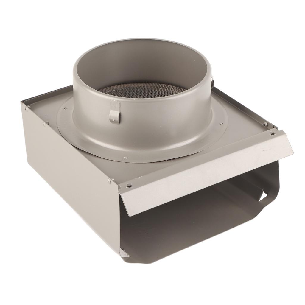 Stainless Steel Ventilation Duct Wall Air Vent Cap for Ventilator Exhaust Fan Range Hood150mm Pipe