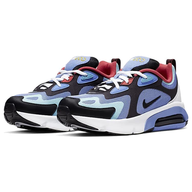 Nike Air Max 200 Low top Running Shoes Pulse Blue Air Cushion Unisex AT5627-400