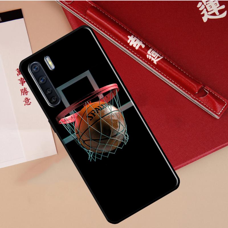 Basketball Basket Case For Oppo A60 A98 A58 A78 A18 A38 A80 A40 A77 A57 A17 A74 A54 A94 A96 A76 A16 A15 A5 Pro