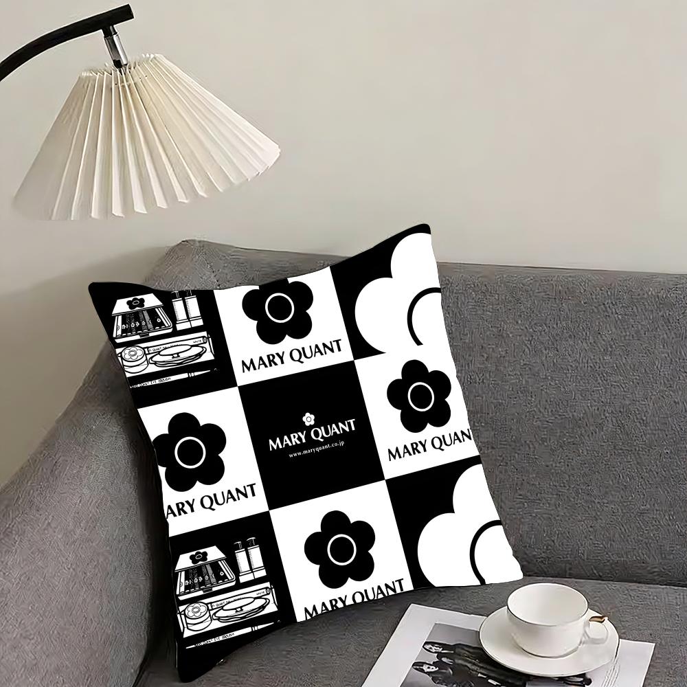 MMary QQuant Brand Cushion Cover Pillowcase Ultra Soft Skin Friendly Fabric Cloud Like Comfort Concealed Zipper
