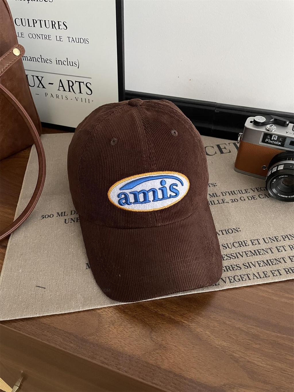 

Style Letter Embroidered Baseball Cap For Men Women Sun Protection Adjustable Cotton коричневий
