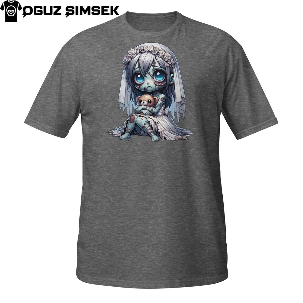 Zombie Bride Shirt – Creepy Cute Dead Girl with Teddy