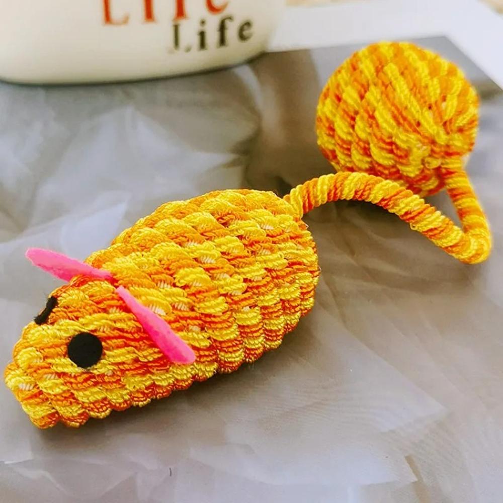 1pcs/2pcs Cat Toy Mouse Cat Toys Interactive Ropes Ball Toys for Cats Teasing Souding Mouse Cats Toy with Pet Supplies