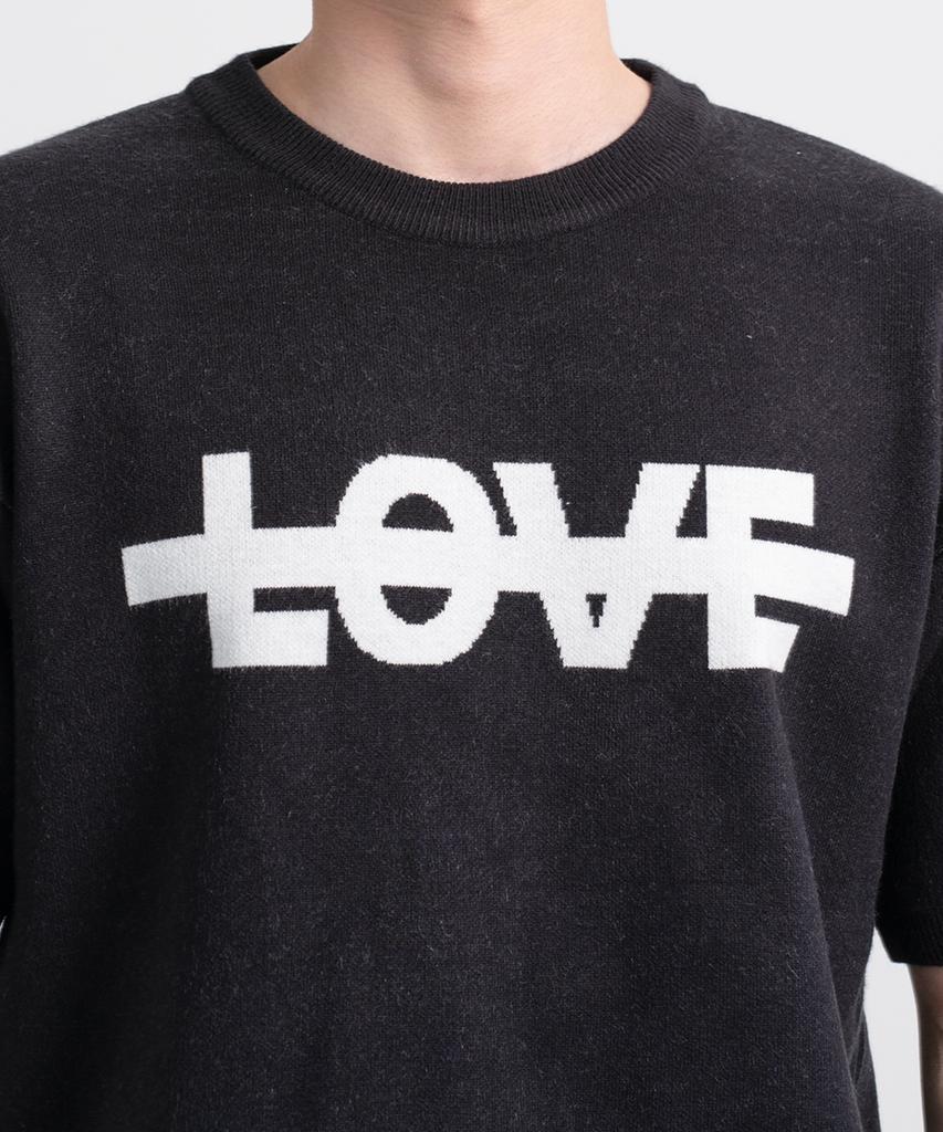 Hyeonseutyudio Love Short Sleeve Knit