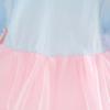 Girl Baby Cotton Dress Long Sleeve A-line Skirt Han Style Button Collar Ancient Gauze Puffy Dress
