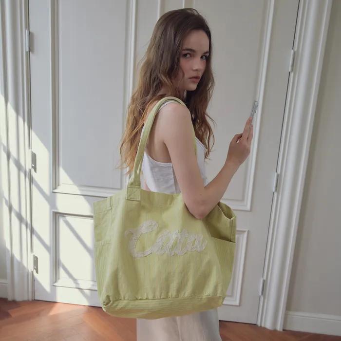 Stripe Eco Bag_CTA953(Yellow)