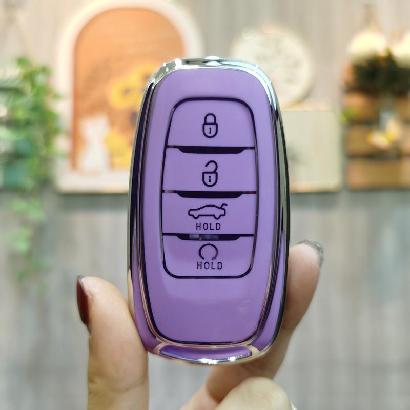 

Чехол для ключа автомобиля Hongqi: Совместим с моделями H5, H9, E-HS9, H7, E-QM5, E-HS3, HS5, HS7