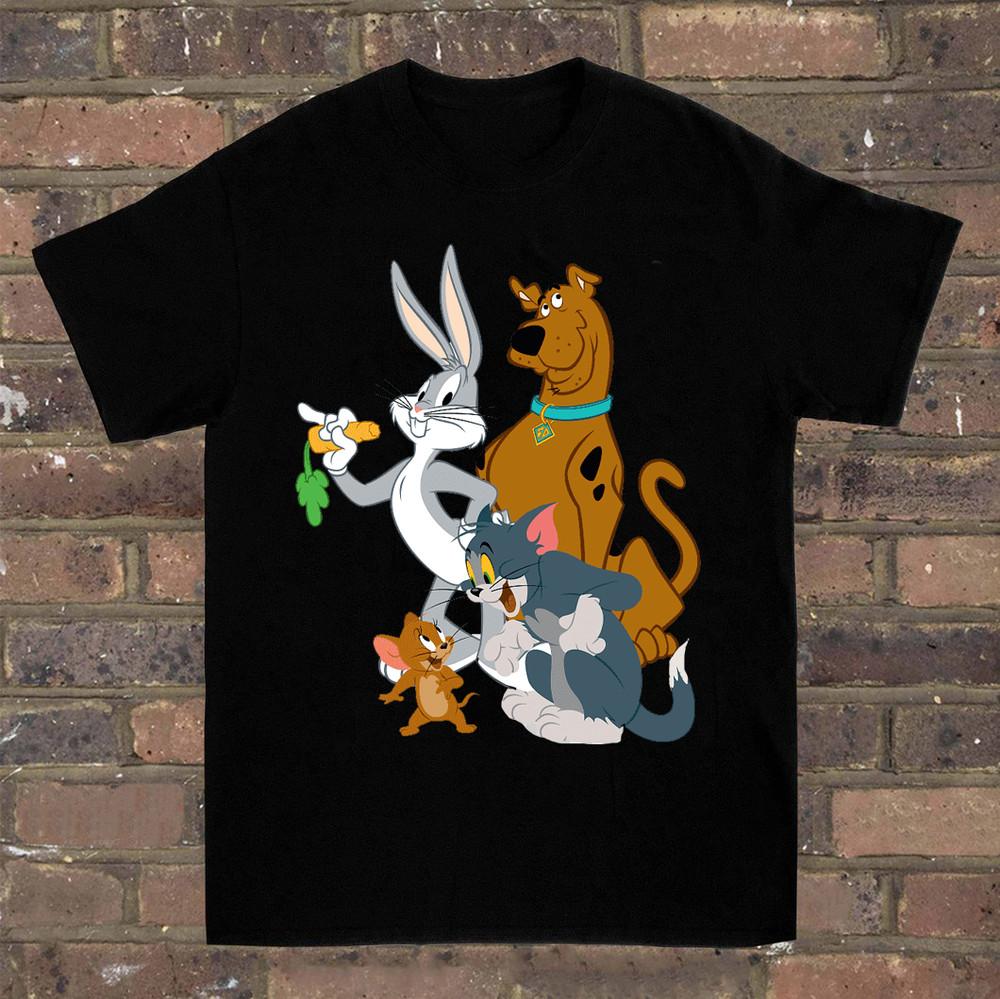 Bugs Bunny ScoobyDoo Tom and Jerry TShirt Best Gift S4XL Unisex T-Shirt XL