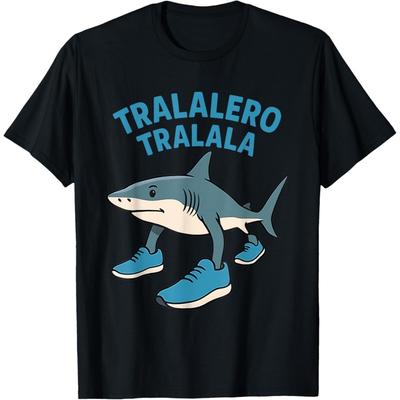 Tralalero Tralala Bootleg Brainrot Italian Brainrot Meme T-Shirt