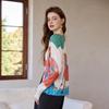 Artistic Horse Print Knit Cardigan