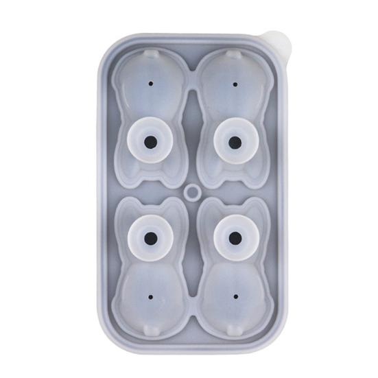 Ice Cube Grid 3D Pet Dog Shape Food-grade Silicone Ice Mold Dishwasher Safe Slow Melting Cocktail Ice Mold