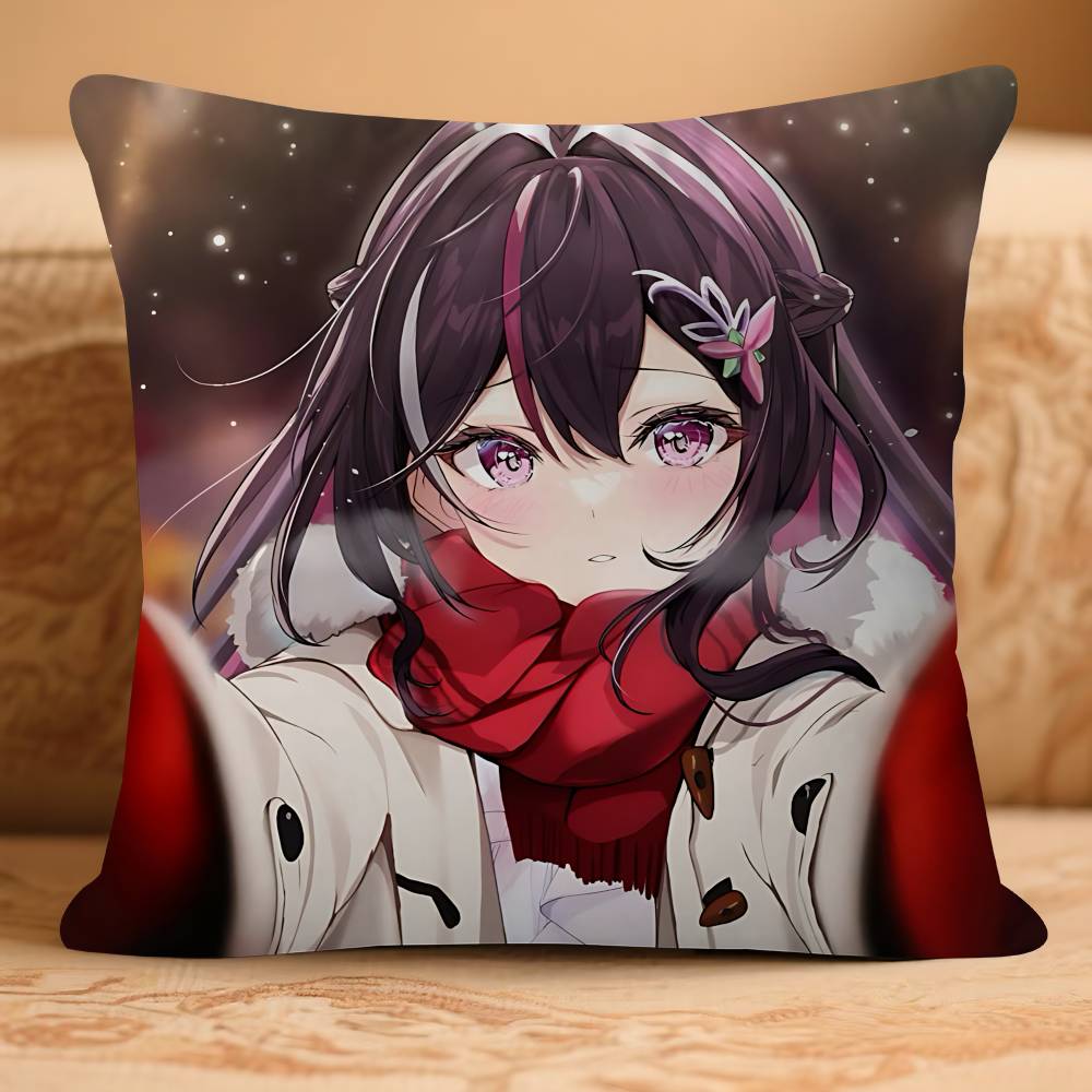ANIME A-AZKi-I Kissenbezug Abnehmbar Waschbar Kissenbezug – Ganzjahresweichleinen