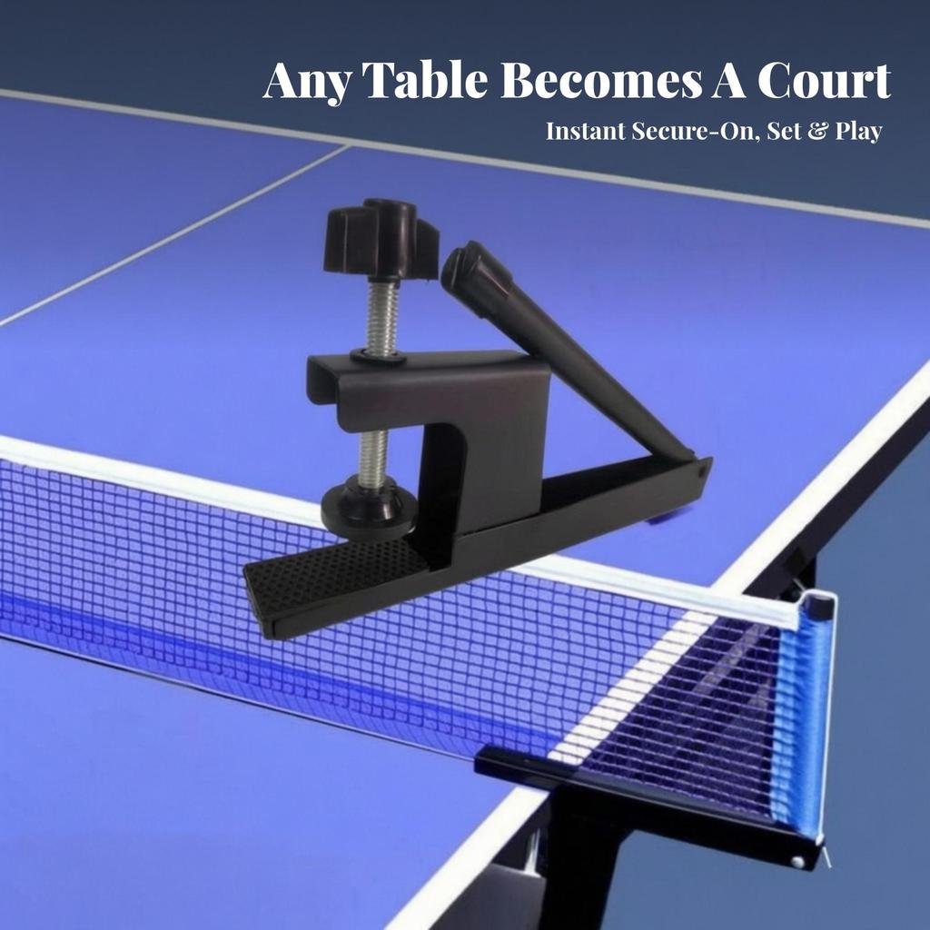 Table Tennis Net with Screw-on Clamp Non-Slip Sports Equipment Long-Lasting