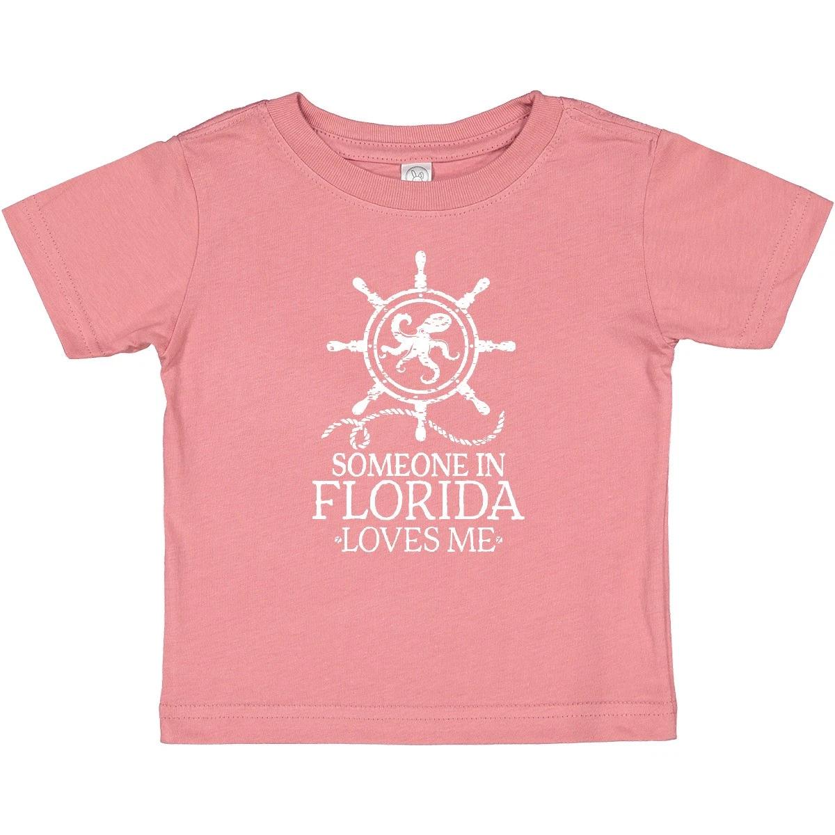 Inktastic Someone In Florida Loves Me Baby T-Shirt Grandchild Native Childs Cute 100