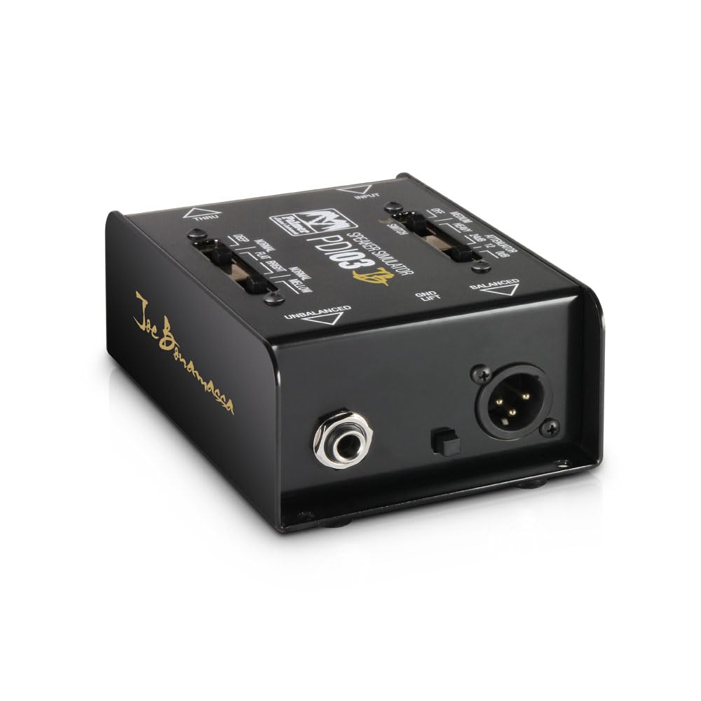 Palmer Speaker Simulator JOE BONAMASSA SIGNATURE GUITAR SPEAKER SIMULATOR DI Black PDI03-JB []